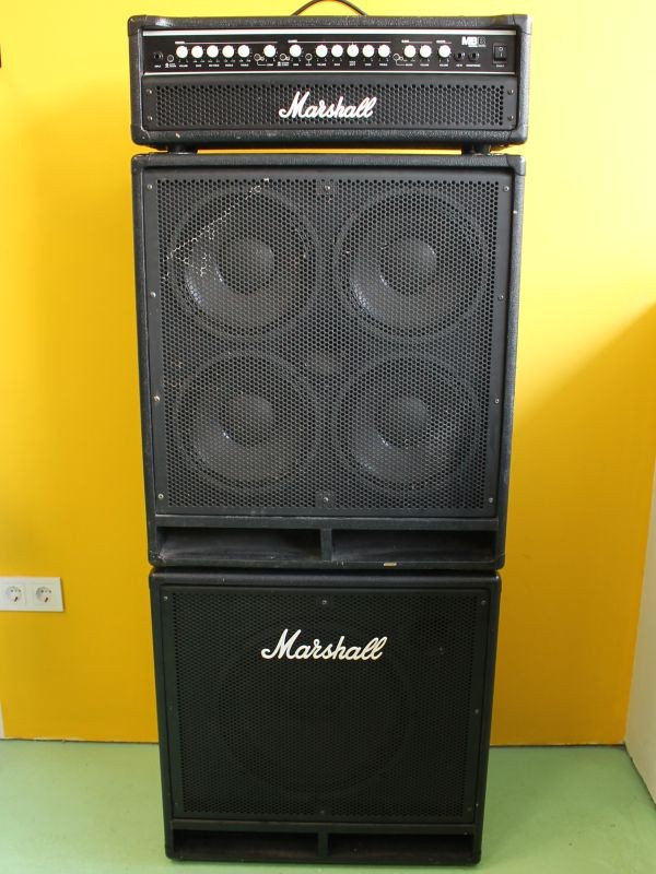 Marshall BASS STACK- MB450 Head + MB115 Cab + MB410 Cab